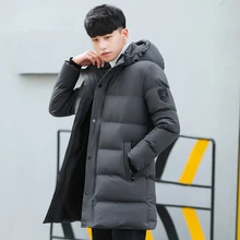 Для мужчин парки куртки Для мужчин ветрозащитный Теплый одноцветное Цвет пальто с капюшоном мужской простой Стиль Мода Высокое качество зауженное пальто Размеры XL 6XL