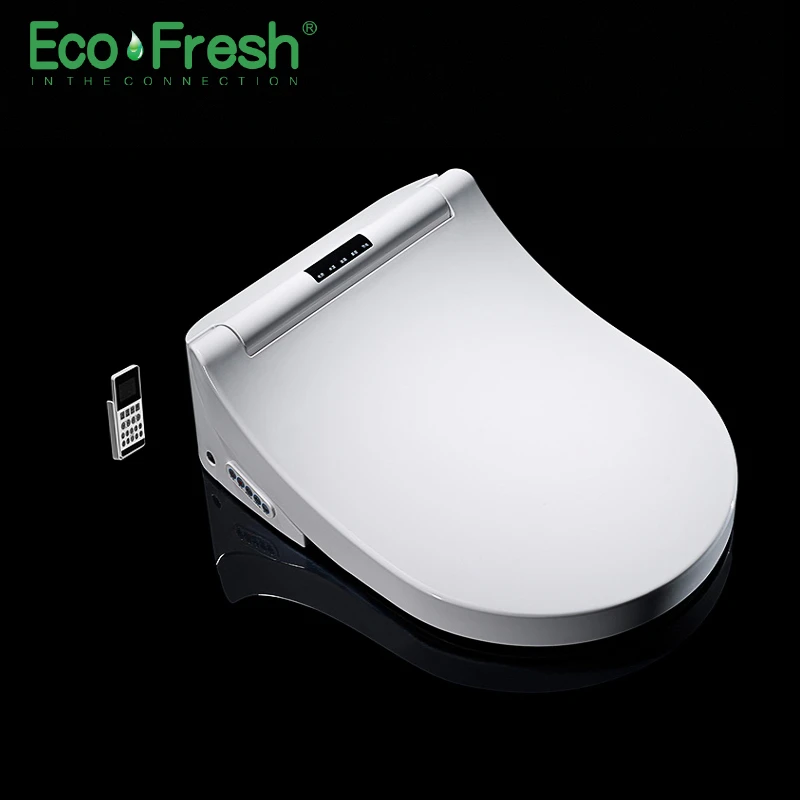 Ecofresh Smart toilet seat D shape Electric Bidet cover heat double