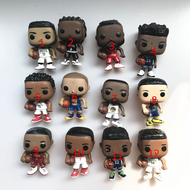 Оригинальный Funko pop бывший в использовании баскетбольный игрок карри Харден Клай