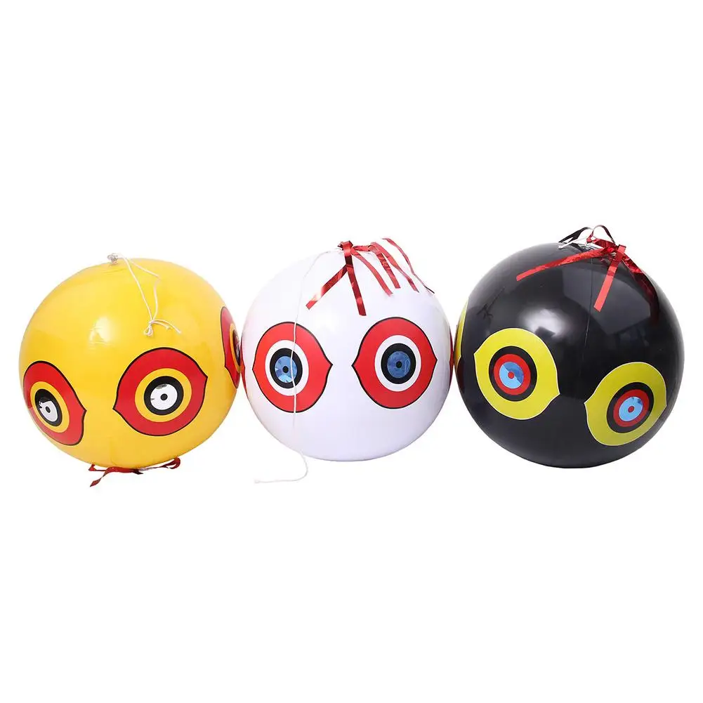 

Anti-Bird Repellent Inflatable Scare Eye Balloons Hunting Pest Controller Fast Reliable Visual Deterrent Farm Orchard Protector