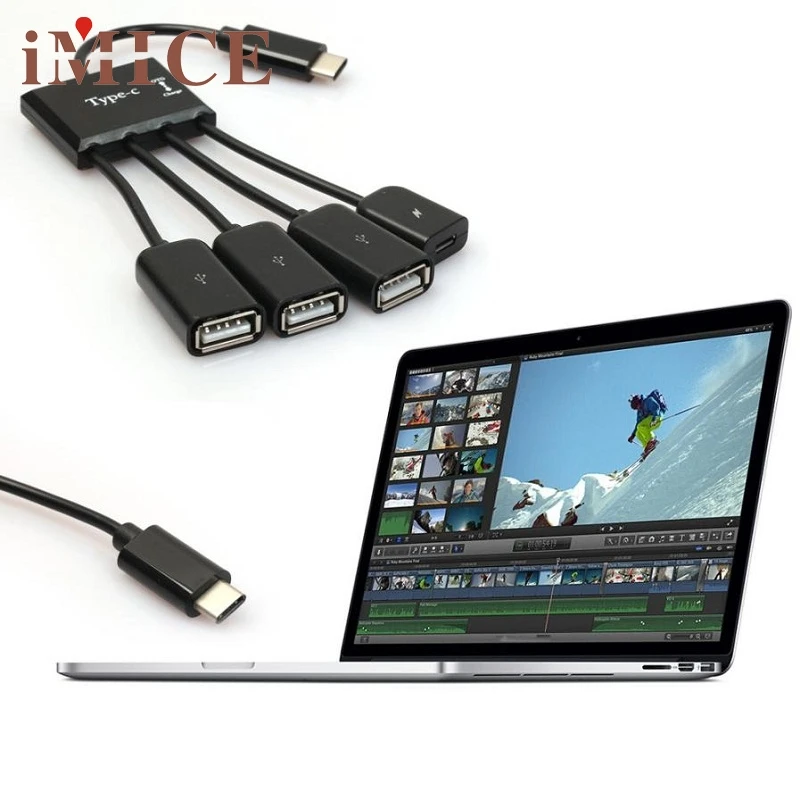 Type C USB 3 1 OTG концентратор кабель для Apple Новый Macbook ноутбука ПК Google ChromeBook jul5|cable