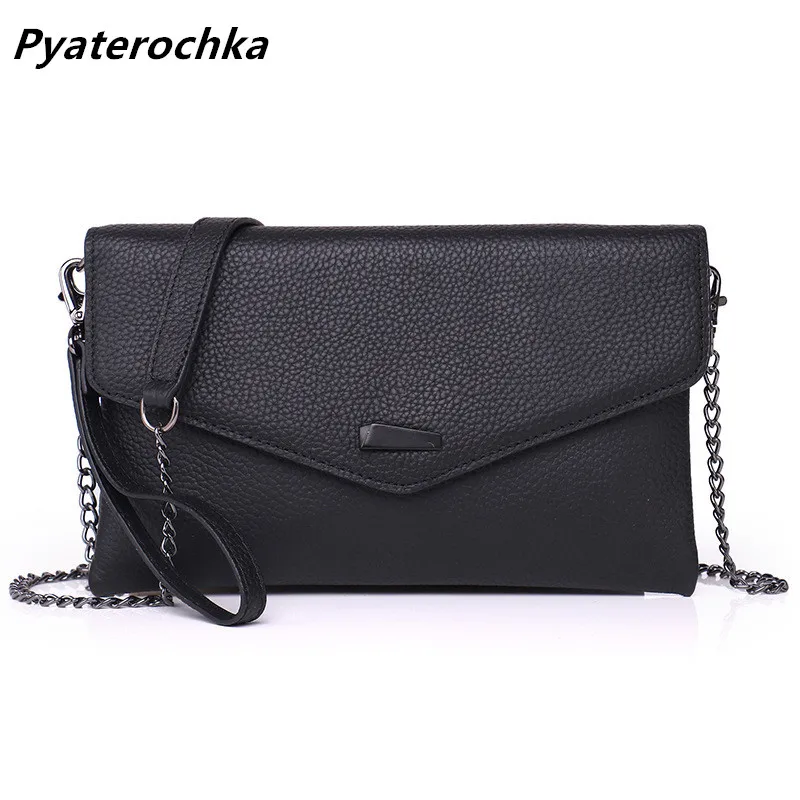 

Pyaterochka Bags Elegant Ladies Handbags Envelope Shoulder Bag Casual Real Leather High Quality Luxury Small Women Messenger Bag