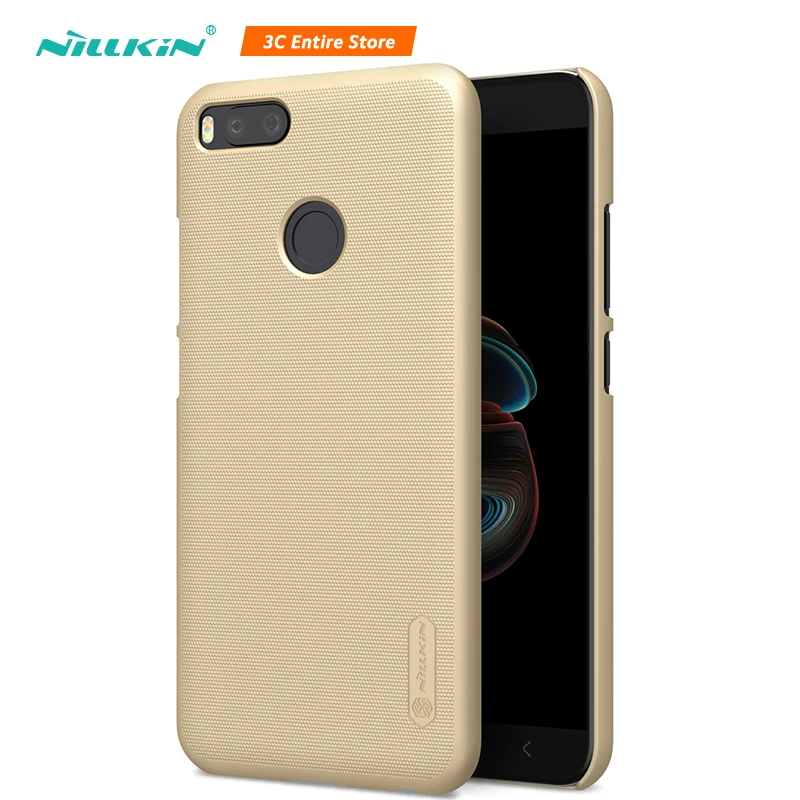 

Nillkin Phone Case For Xiaomi Mi 5X Case Frosted Shield Cover For Mi 5X Business Protection Shell For Xiaomi 5X Screen Film Free