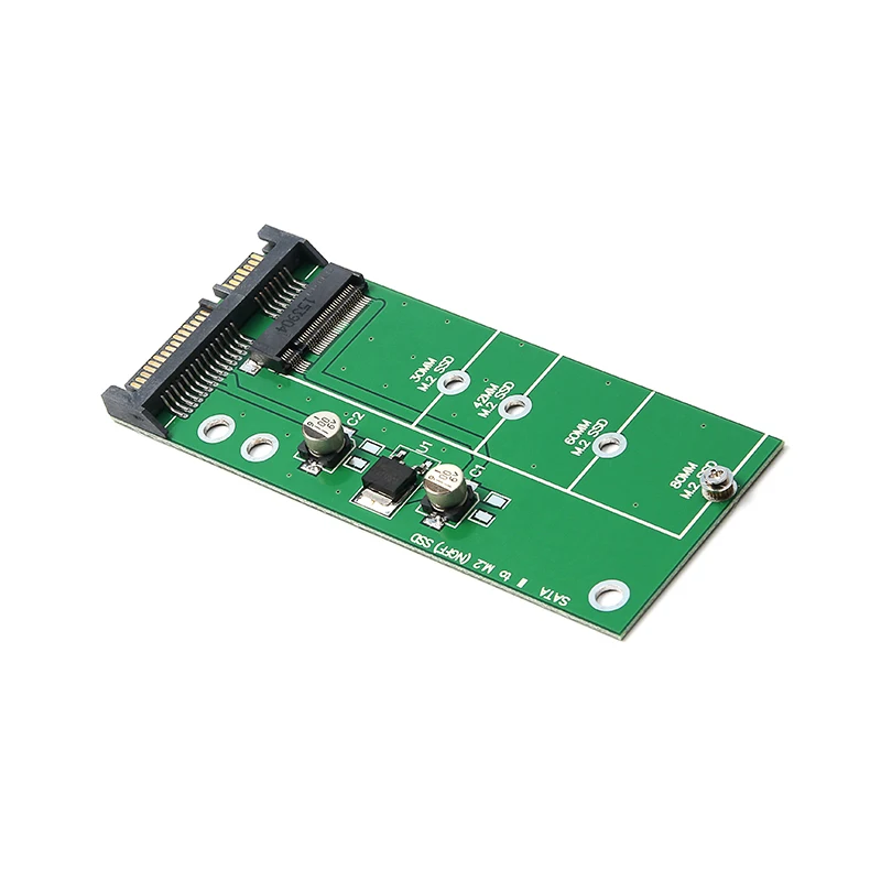 NGFF ( M2 ) B Key & B+M Key SATA Based SSD to 2.5" SATA Adapter M.2 NGFF SSD to SATAIII 6Gbps Convert Card For 30/42/60/80mm