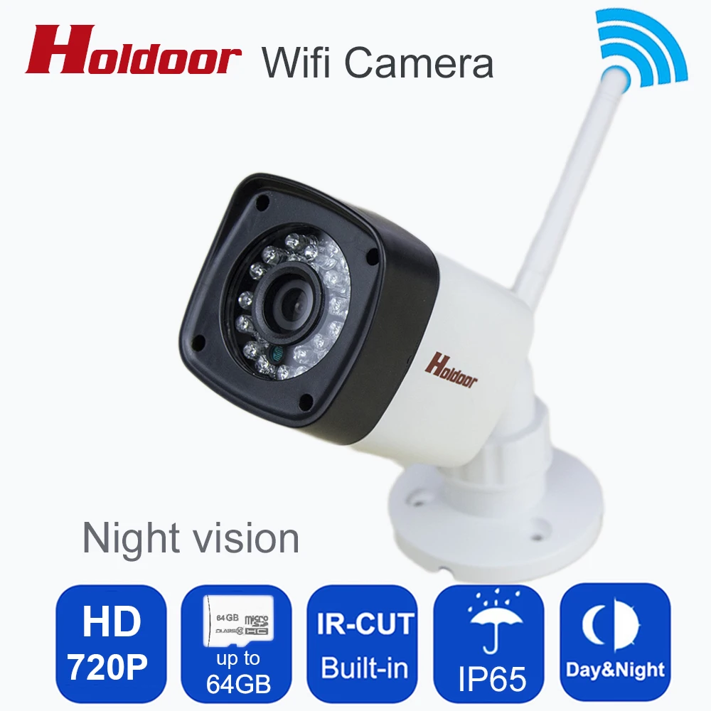 720p WIFI Camera HD IP 1MP Megapixel Onvif 2.0.4 I65 Wireless Security CCTV IP Cam IR Infrared SD Card Slot P2P Bullet Kamera camera : image 720p WIFI Camera HD IP 1MP Megapixel Onvif 2.0.4 I65 Wireless Security CCTV IP Cam IR Infrared SD Card Slot P2P Bullet Kamera camera
