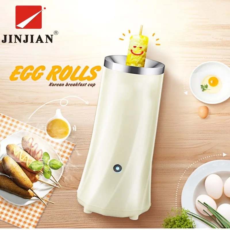 

JINJIAN Automatic Multifunctional Electric Egg Shape Cooker Eggs Pancake Roll Machine Household Rolls fried eggs For Breakfast