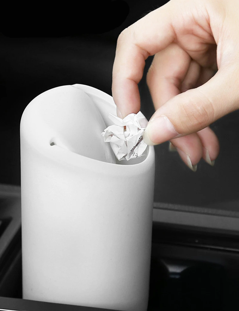 

Silicone Car Trash Bin Garbage Cup Rubbish Box Container Universal Auto Rubbish Dustbin Car-styling Dust Case Car Organizer