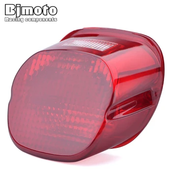 

BJMOTO Motorcycle Red Lens Tail Rear LED Light Brake Stop Lamp For Harley FLHR
