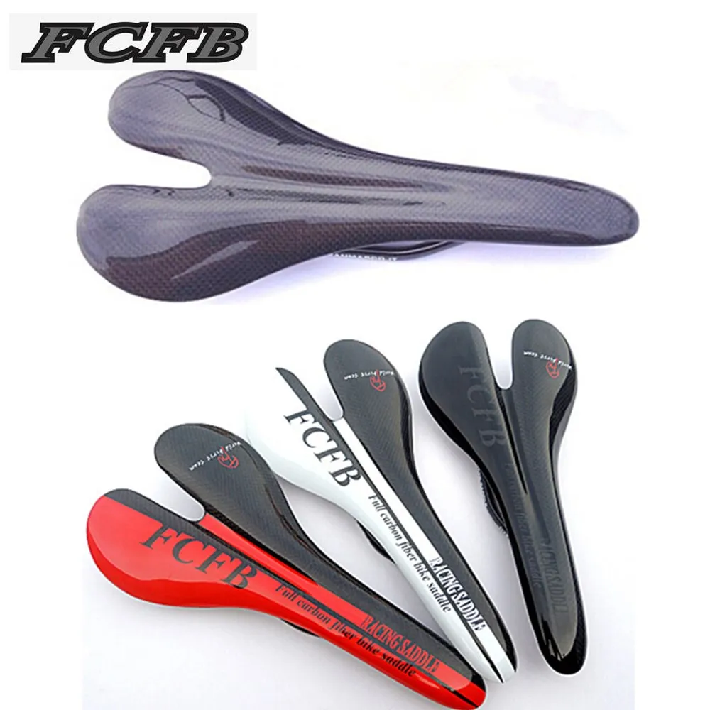 

fast shipping FCFB FW full carbon seat saddle superlight saddle man use saddle wonman use saddle bike parts bicycles parts