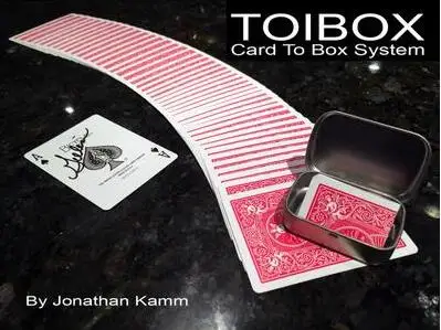 2016 Toibox система карточки в коробке от Джонатана Камм Волшебные трюки|Волшебные
