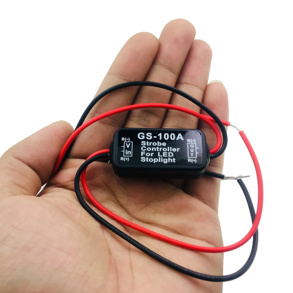 new-auto-car-12v-gs-100a-led-brake-stop-light-strobe-flash-flashing-controller-box