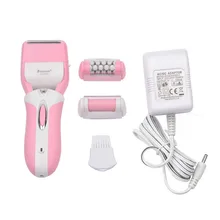 3 In1 Feet Care Foot File Pedicure Rechargeable Skin Callus Remover Electric Women Epilator Hair Removal Peeling Foot Massage