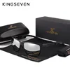 KINGSEVEN  2022 Aluminum Square Men/Women Polarized Coating Mirror Sun GlassesEyewear Sunglasses For Men ► Photo 2/6