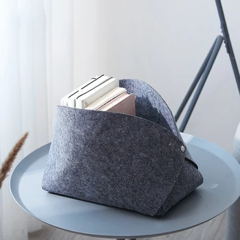 

Foldable Books Storage Basket Detachable Papers Document Organizer Multi-functional Sundries Storage Box 71615