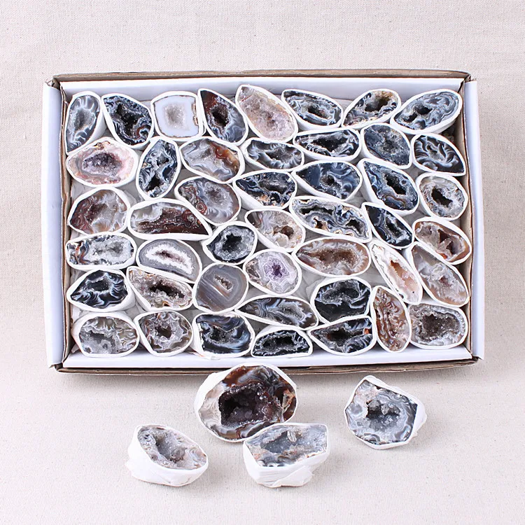 

1 Box Natural Mineral Rock Specimen Mineral Specimens Geography Teaching Materials Best Gift for Children Kids Science Education