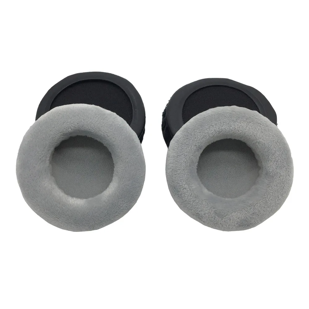 Whiyo 1 Pair of Velvet Leather Ear Pads Cushion Cover Earpads Replacement Cups for Pioneer HDJ500 HDJ 500 Headphones