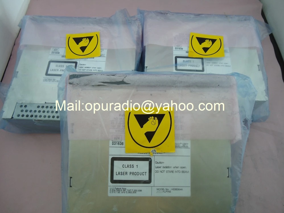 Excellent Oiginal brand new Alpine 6 DVD changer optical fiber HEBE904A MOST for BMNW Group NO.65.12-9 X5 X6 7 series car audio systems 5