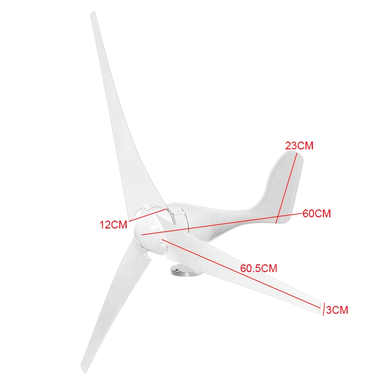 4800 Вт 12/24/48V ветряной Мощность турбины генератора 3/5 ветра лопатки вариант с контроллером заряда подходят для дома кемпинг фонарь