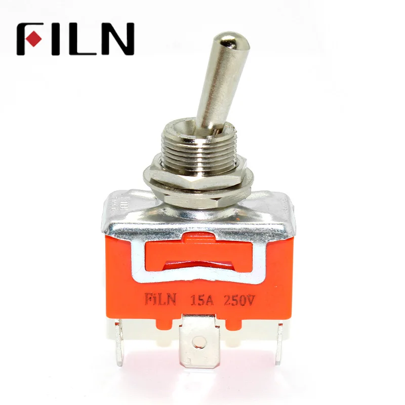 Hot sale 1122 Toggle switch SPDT ON ON 3 feet 15A 250V Rocker toggle switch (3)