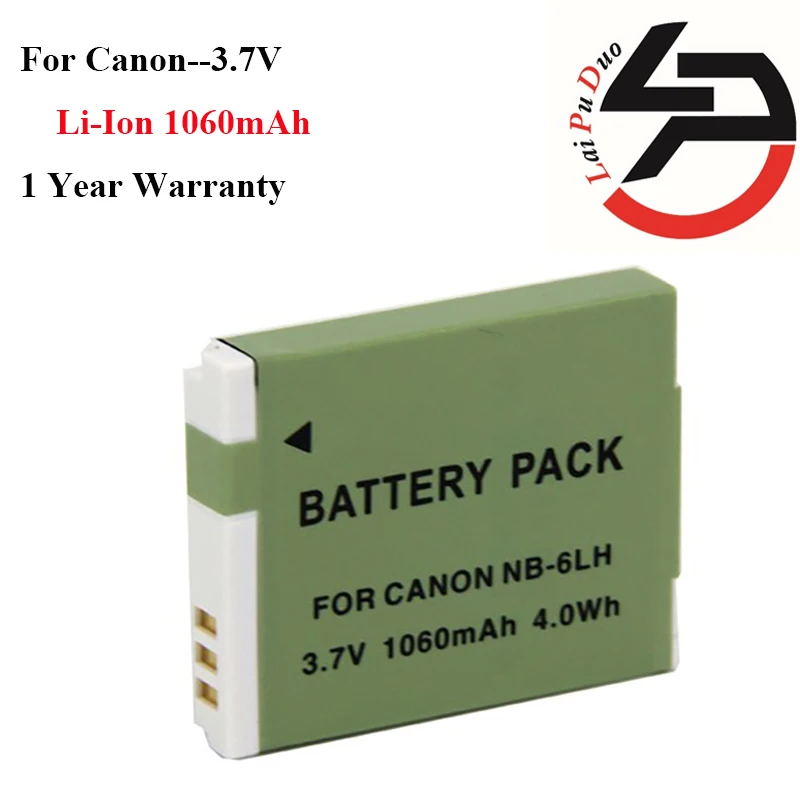 Brand New 1060mah High Quality Replacement Camera Battery For Canon NB ...