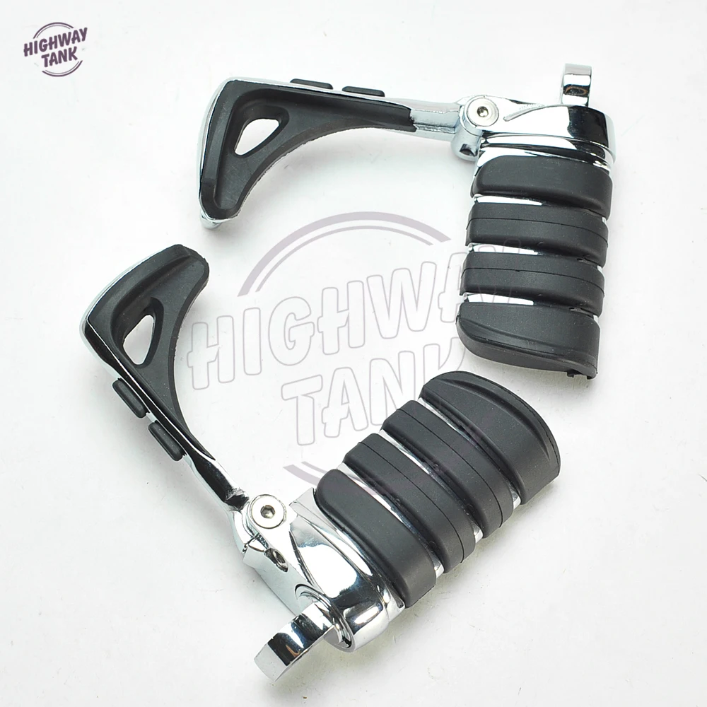 Motorcycle Foot pegs Heel Stirrup Footrests Moto Foot Rest case for