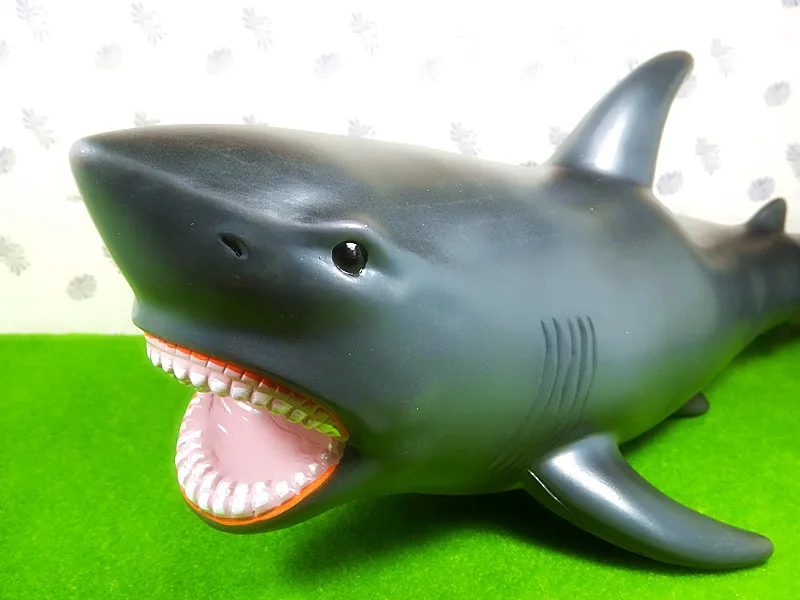 55CM Large Size Realistic Shark Figure Marine Sea Life Animal Replica