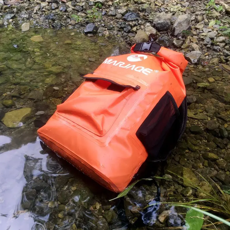 22L Водонепроницаемая водонепроницаемая сумка для хранения мешок для сплав на каноэ каяках Дрифтинг Спорт на открытом воздухе сумки для плавания Дорожный комплект рюкзак