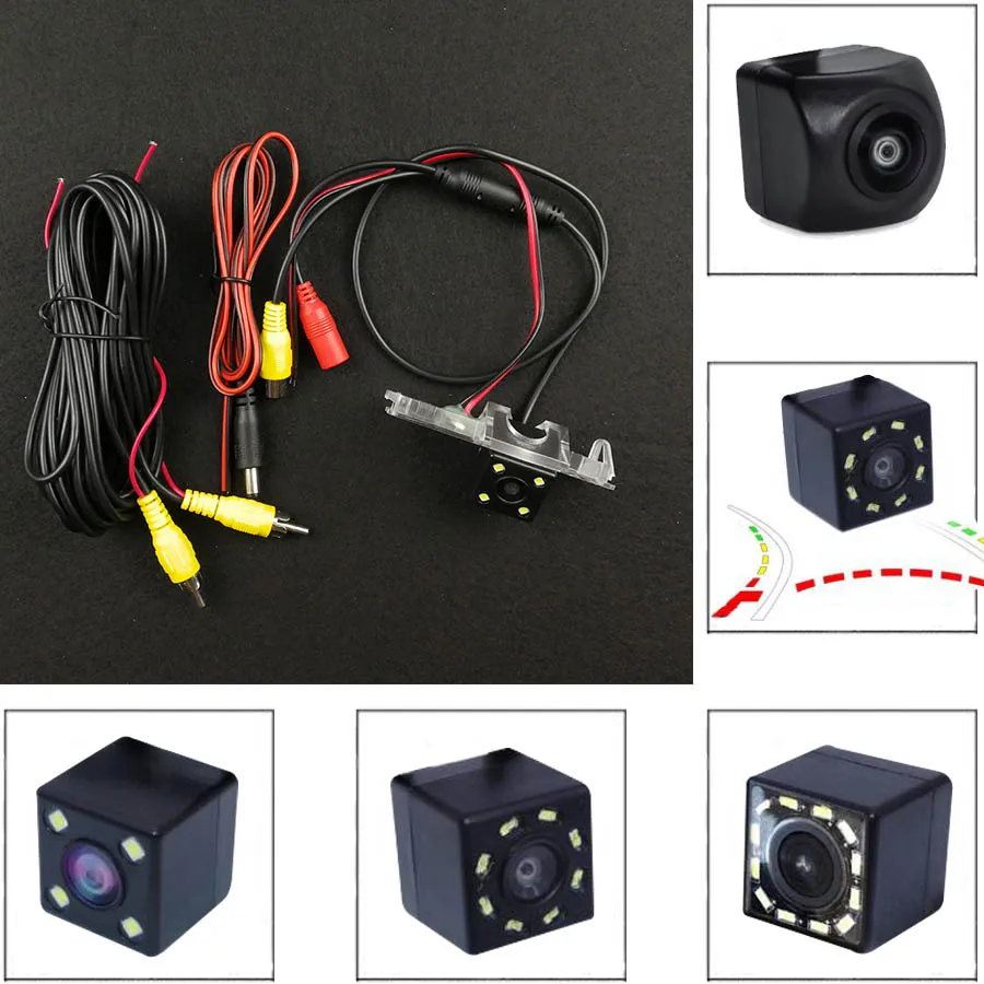 

CCD Night Vision wireless HD 4 8 12 LED Fisheye Rear Camera For Volkswagen Jetta Passat CC B6 Polo Golf Magotan Bora Scirocco