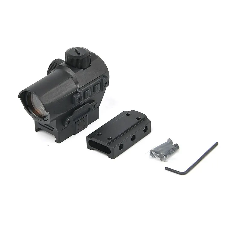 

D10 Red Dot Sight 1.5 MOA 2018 New Style Tactical Sight with 20mm Riser Mount Rifle Scope Mini Red Dot Sight