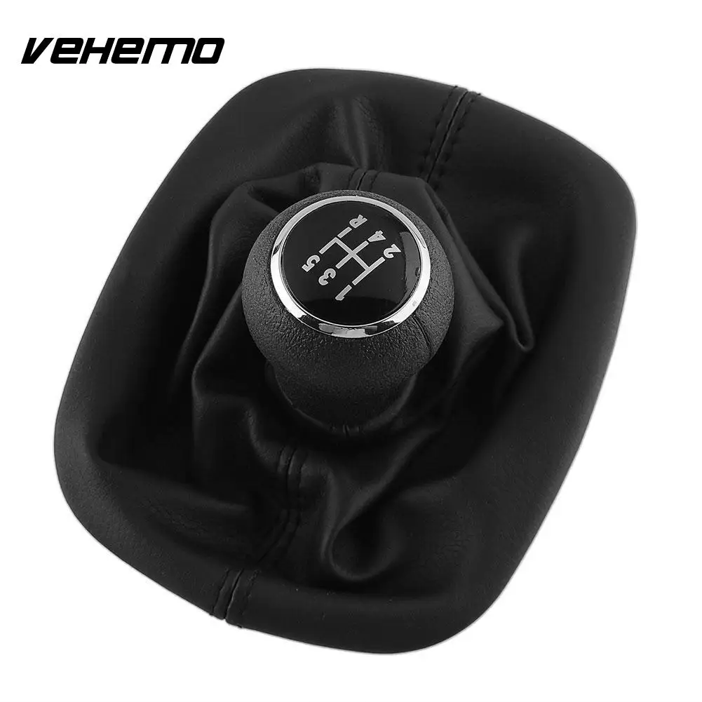

NEW 5-Speed Gear Shift Knob Gaitor Boot Leather For VW PASSAT B5 Volkswagen Bora