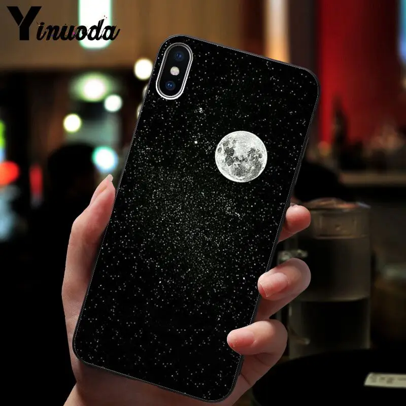 Yinuoda новейший космический Луна астронавт DIY чехол для телефона с рисунком чехол для iPhone 8 7 6 6S Plus X XS MAX 5 5S SE XR Чехол для мобильного телефона - Цвет: A12