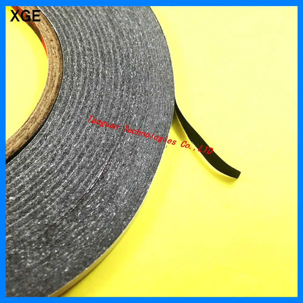 

XGE 1 Roll 5mm Black Double Side Adhesive Sticker Tape For Ipad air 4 3 2 Iphone 6s 6 5s Samsung LG Cellphone Screen LCD Repair