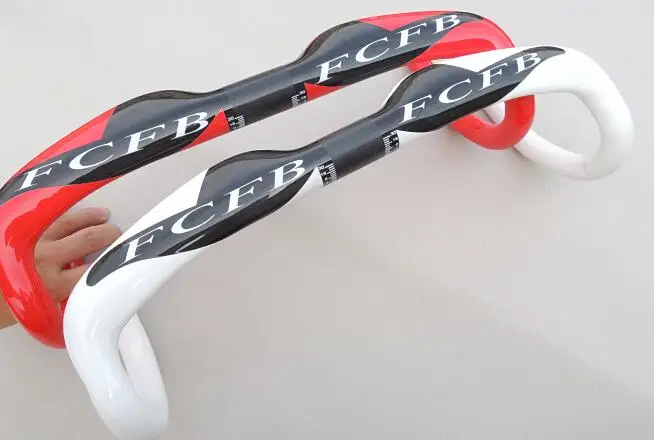 

paont Road FCFB full carbon handlebar carbon fiber bicycle handlebar bike internal cable routing Handlebar Free Shipping