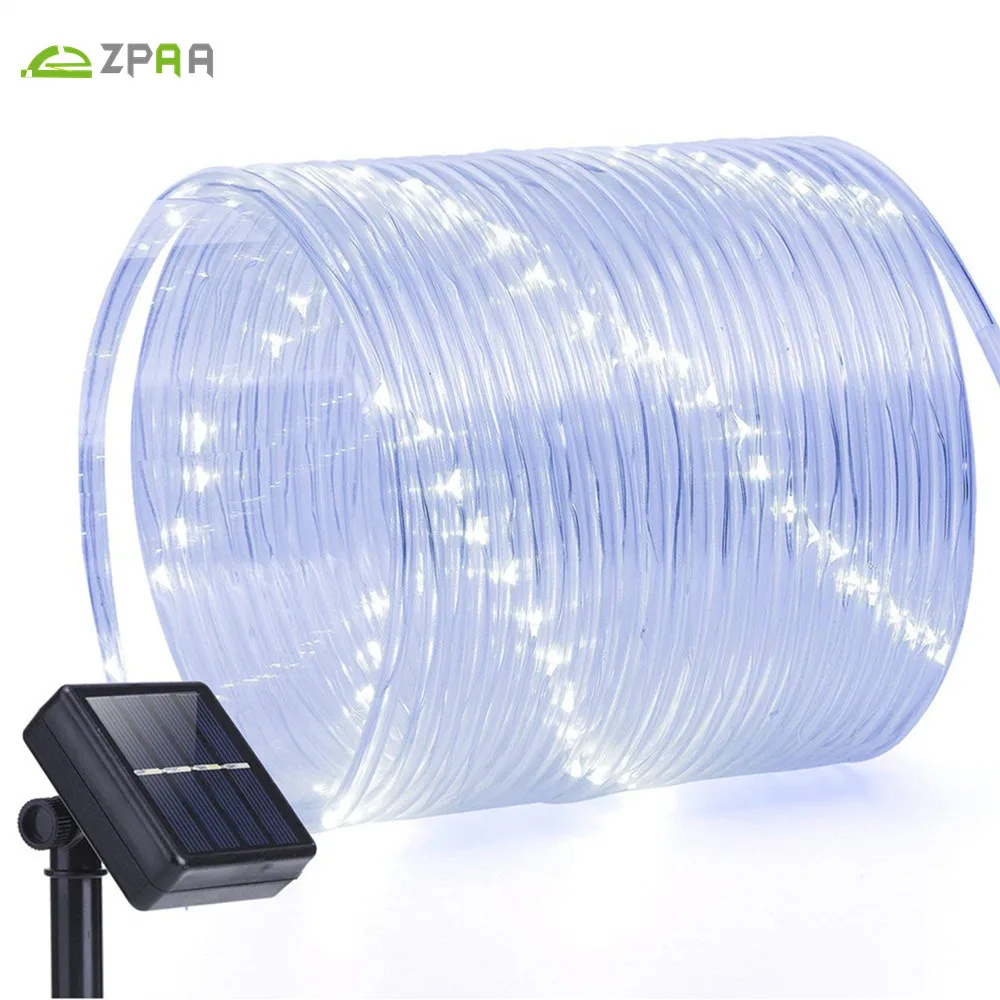 

ZPAA outdoor LED Solar String Light Copper Wire StringWedding fairy Light christmas garland Birthday Party Garden Decoration
