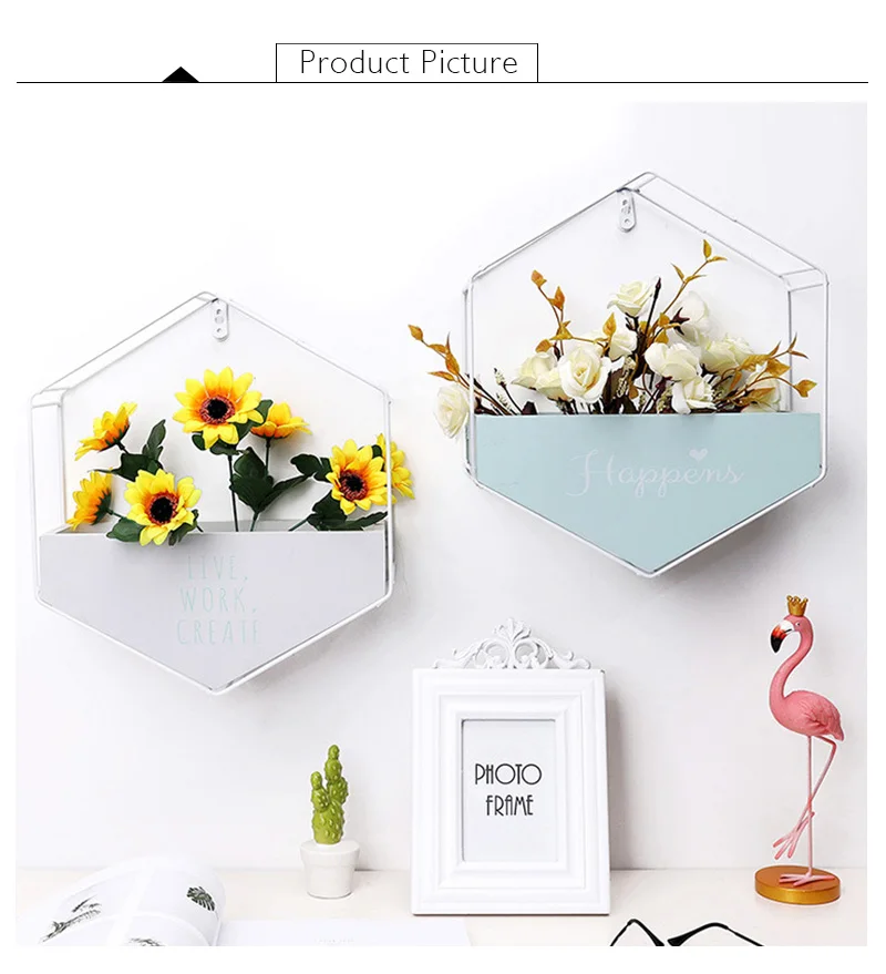 Настенная железная ваза для искусственных цветов|vase hanging|vase for flowersvase decoration |