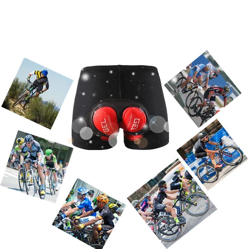 ARSUXEO велосипедные шорты унисекс MTB горный велосипед дорожный Велоспорт удобное нижнее белье 5D гелевая подкладка для езды на велосипеде Горные Шорты