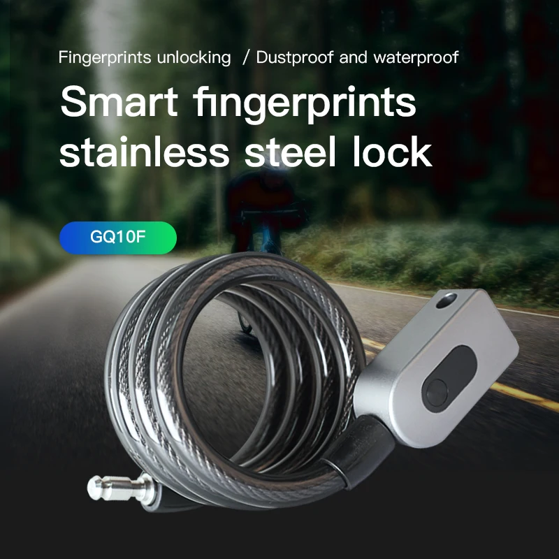 Универсальный Велосипедный Замок с защитой от кражи замок тросом из нержавеющей