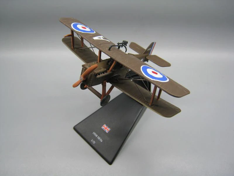 1/72 Первой мировой войны SE.5a dual wing модель истребителя сплав Коллекционная модель