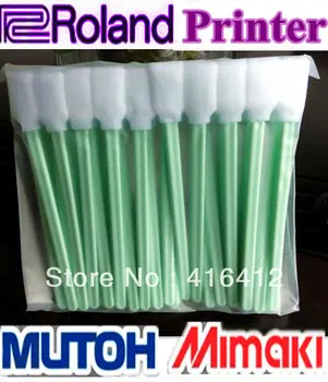 

Free Shipping - 200 pcs Printer ink cleaning swab for inkjet printhead for xaar dx4 dx5 dx6 dx7 konica spectra