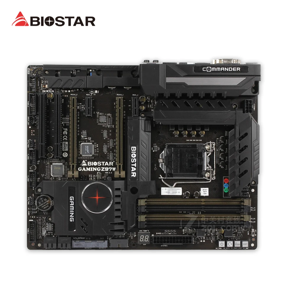 Original BIOSTAR GAMING Z97W Desktop Motherboard Z97 LGA 1150 DDR3