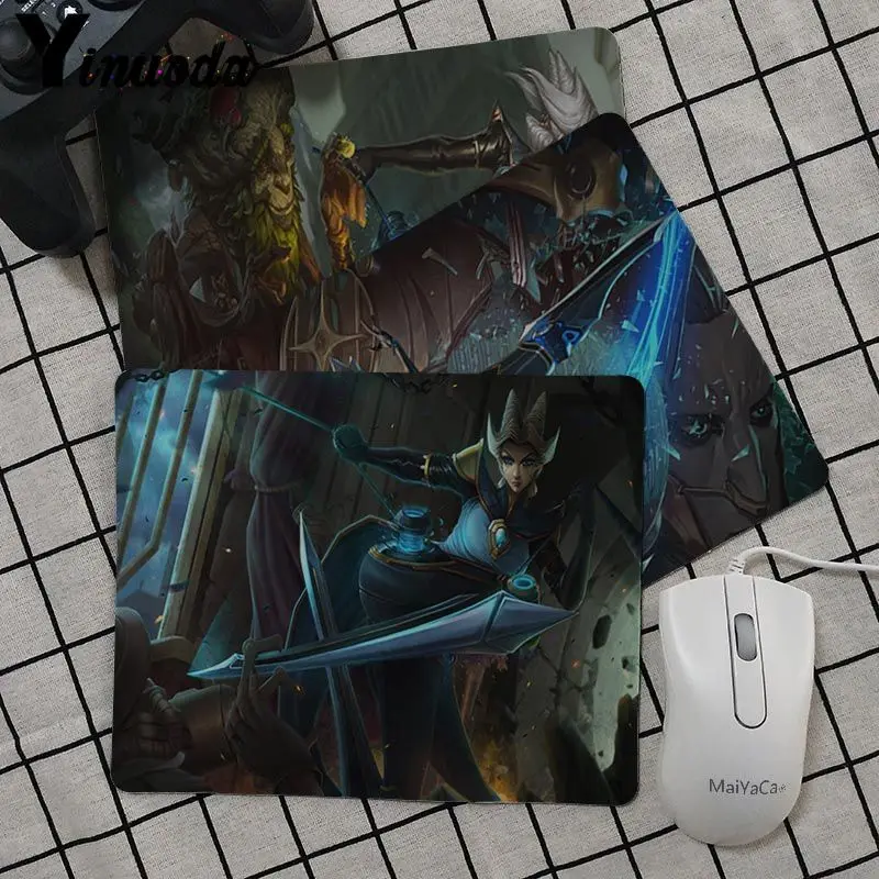 

Yinuoda Personalized Cool Fashion LOL Camille Unique Desktop Pad Game Mousepad Stylish Gamer Professional Gaming Mouse Pad Gamer