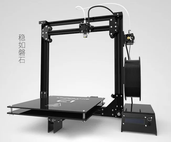 Micromake 3D-принтеры металлический корпус с подогревом C1 с h-образной botxz Структура широкоформатной печати Размеры 245*245*260 мм DIY Kit