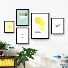 The small fresh creative combination of painting the living room sofa wall paintings inside the restaurant children room decorat the meating room
