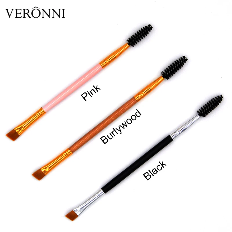 

Trend Makeup Eyebrow Combing Coloring Tools 3 Types Optional Cosmetics Beauty Brush 2 In 1 Make Up Double-head Eyebrow Blender