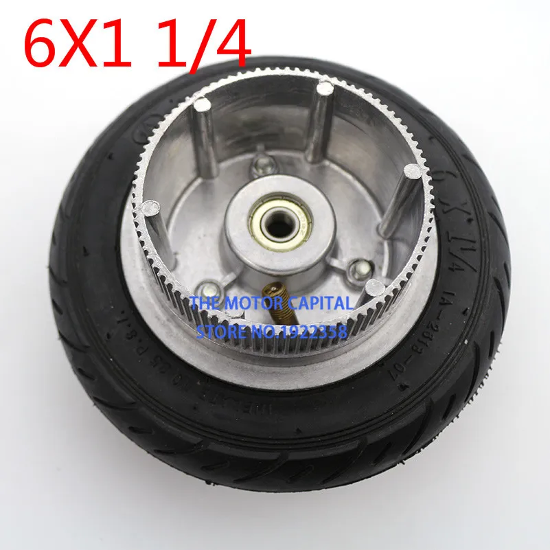 

6x1 1/4 tyre wheel 150MM Wheel Aluminium Hub Inner Tube Electric Scooter 6 Inch Pneumatic Tire Electric scooter belt size