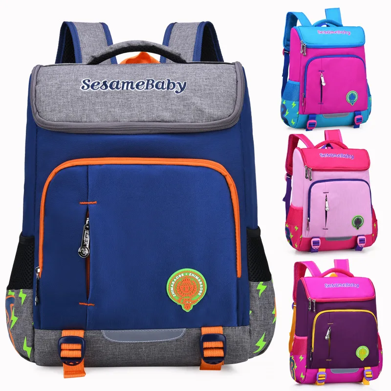 Us 13 92 42 Off Russian Style Color Matching Waterproof Baby Children Kindergarten Nursery School Bag Bagpack Canvas Kids Student Backpacks In