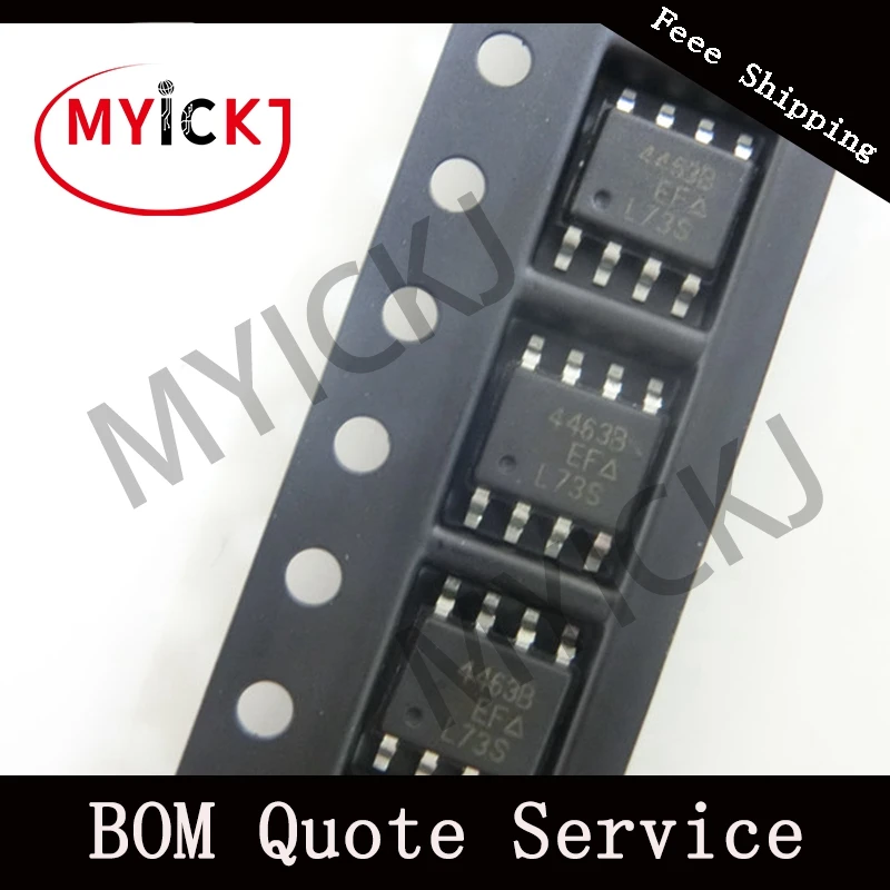 10 шт. SI4463BDY микросхема MOSFET P-CH 20 V 9.8A 8-SOIC 4463B