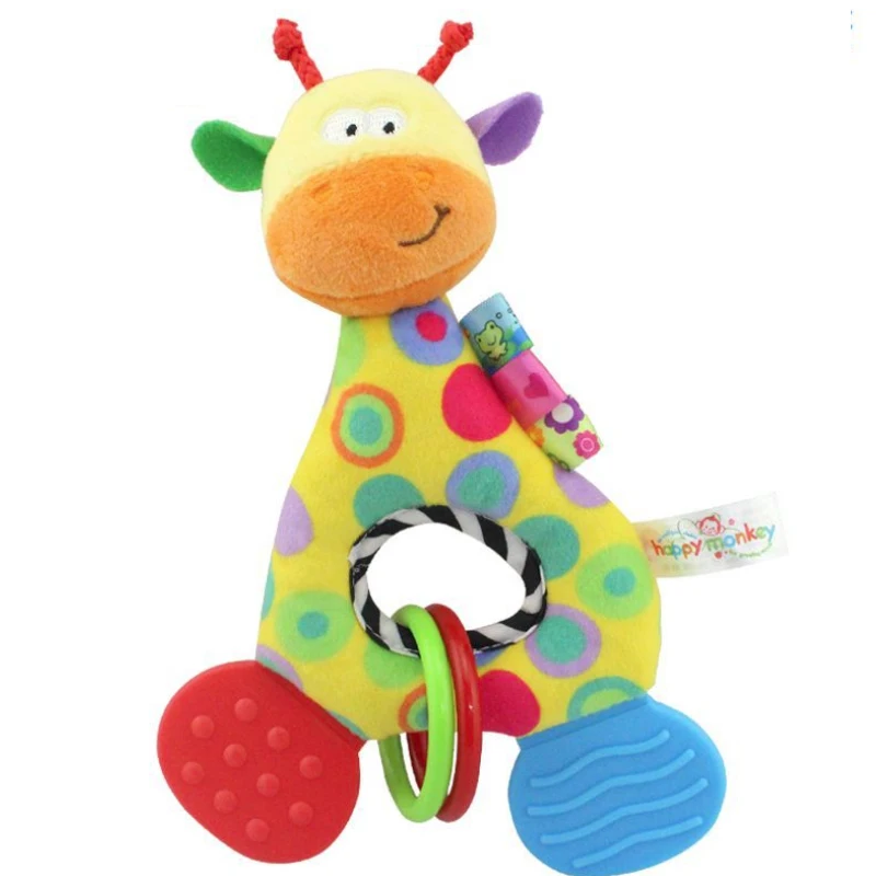 Baby Infant Plush Rattle Stuffed Toy Hand Grasp Teethers Cute Animal Handbell Ring Newborns Early Development Boys Girls Gift Baby Infant Plush Rattle Stuffed Toy Hand Grasp Teethers Cute Animal Handbell Ring Newborns Early Development Boys Girls Gift