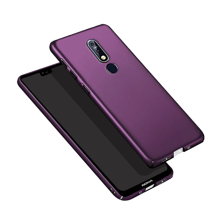 Хороший чехол для телефона Nokia7.1 ударопрочный гладкий жесткий защитный из