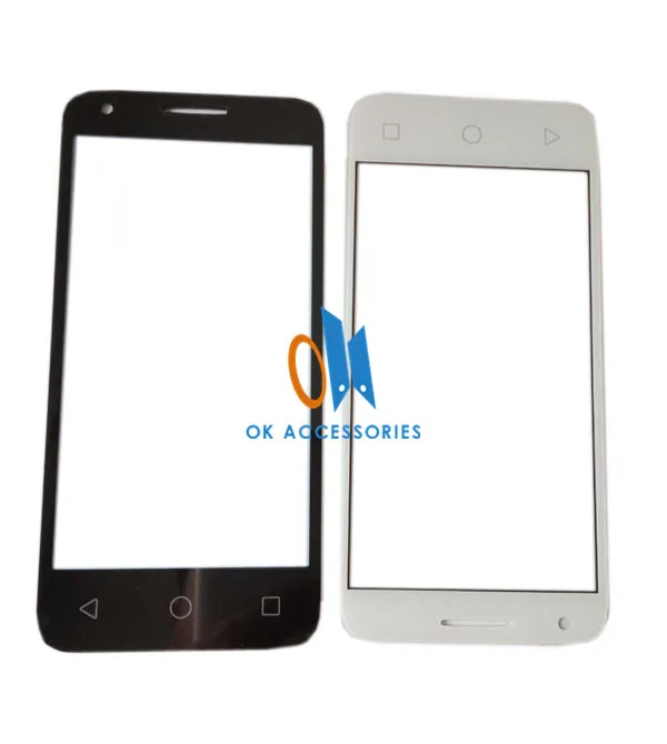 Черный Белый для Alcatel One Touch OT 5019 5019A 5019X 5019D OT5019 OT5019D переднее внешнее стекло для ремонта объектива 1 шт./лот